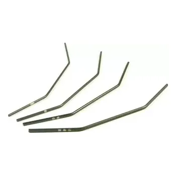 RC náhradní díl SWORKz přední ocelové stabilizátory (1,0/1,1/1,2/1,3mm), po 1 ks.