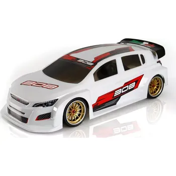 RC náhradní díl MON-TECH Racing Karoserie čirá Mon-Tech 308 TCR FWD/RALLY 1/10 (190 mm)