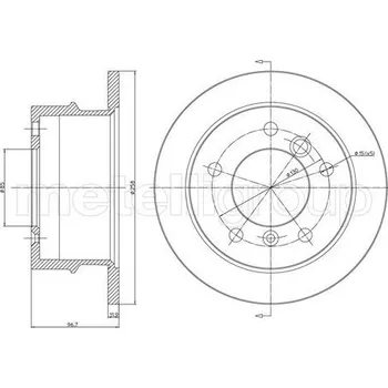 Brzdový kotouč Brzdový kotouč CIFAM (800-491)