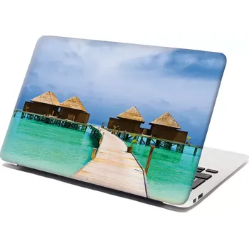 samolepka Sablio Samolepka na notebook Bungalovy na moři - 29x20 cm