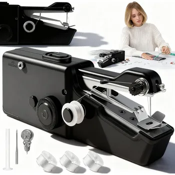 PŘENOSNÝ RUČNÍ ŠICÍ STROJ AUTOMATICKÉ ŠITÍ PRO DOMÁCÍ POUŽITÍ