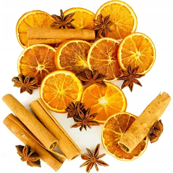 Vonný olej VÁNOČNÍ VONNÁ SMĚS SUŠENÉ OVOCE, TYČINKY SKOŘICE, PLÁTKY POMERANČE, ANÝZ