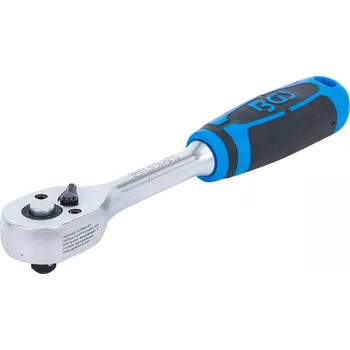 Ráčna Přepínací ráčna 1/4" rovné provedení s jemným ozubením BGS 680 (BGS100680) (Přepínací ráčna 1/4&quot; BGS100680 v rovném provedení nabízí jemné ozubení pro přesné nastavení a snadnou práci v těsných prostorech. Ergonomická rukojeť zajišťuje pohodlné držen