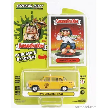 autíčko Greenlight Checker Taxi Cab 1977 1:64 Žlutá