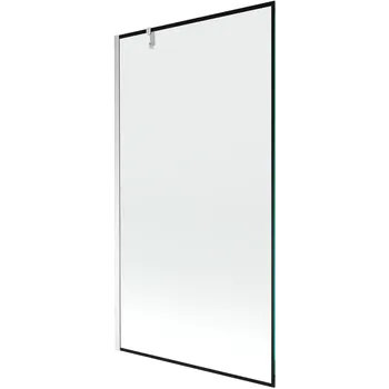 Vanová zástěna Mexen Next jednokřídlá vanová zástěna 100 x 150 cm, černý rámeček, chrom - 895-100-000-00-70-01 Vanové zástěny