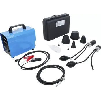 Bezpečnostní detektor Přenosný detektor úniku kouře BGS1070985 (BGS1070985) (Přenosný detektor úniku kouře BGS1070985 je vybaven citlivým senzorem, akustickým alarmem a kompaktním provedením, které umožňuje snadné použití v různých prostorách. Napájení zajišťuje baterie, takže