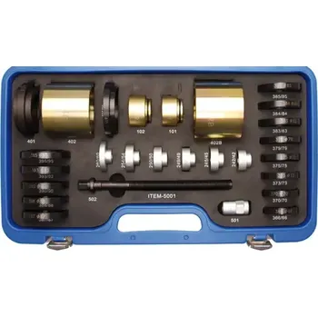 Nářadí pro automobil Přípravek pro montáž a demontáž ložisek kol BGS108737 Pro MB (BGS108737) (Sada BGS108737 je určena pro montáž a demontáž ložisek kol u vozidel Mercedes-Benz, obsahuje potřebné adaptéry a je vhodná pro profesionální i domácí použití. Robustní konstrukce za