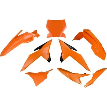 Sada plastů KTM SX 85 '25 (černá/oranžová), RACETECH (RTECH)