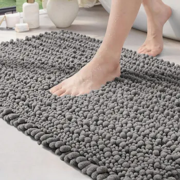 Koupelnová předložka DEXI Koupelnová předložka 60x110 cm Protiskluzová Měkká Béžová