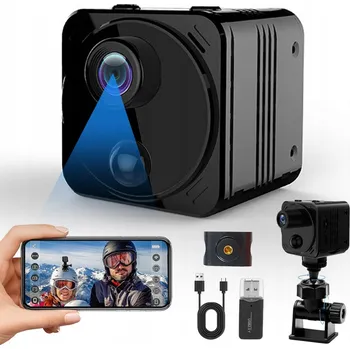 IP kamera Mini špionážní kamera SMART detekce skrytá kamerka Malá WIFI 4K