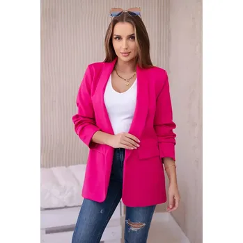 Bunda s klopou elegantní fuchsiová UNI