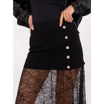 Dámská sukně Sukně MI SD 3292.09P černá jedna velikost