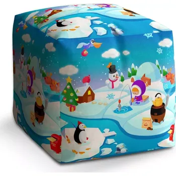 Taburet Sablio Taburet Cube Antarktida: 40x40x40 cm