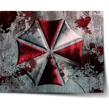 Plakát Sablio Plakát Resident Evil Umbrella Corporation Steel - 60x40 cm