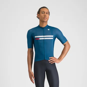 cyklistický dres SPORTFUL Cyklistický dres s krátkým rukávem - STARLIGHT - modrá