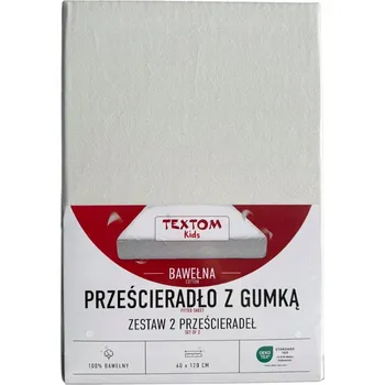 Prostěradlo 2X PROSTĚRADLO PRO DĚTI 60X120 100% BAVLNA JERSEY S GUMOU DO POSTÝLKY