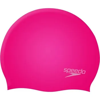 Plavecká čepice Juniorská plavecká čepice Speedo MOULDED SILC CAP JU UNI Růžová, Šedá