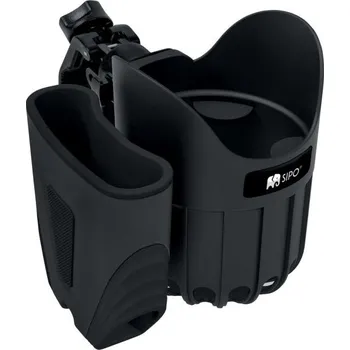 Sipo UNI Držák na nápoje & telefon, 2v1, černý