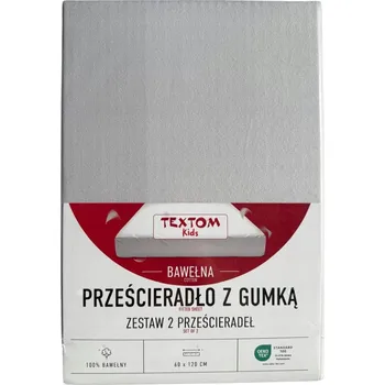Prostěradlo 2X PROSTĚRADLO PRO DĚTI 60X120 100% BAVLNA JERSEY S GUMOU DO POSTÝLKY