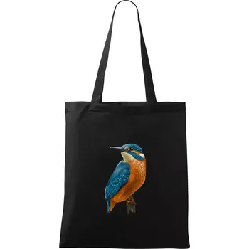 Lednáček kreslený - Taška bavlněná - 42 x 38 cm ( Černá )