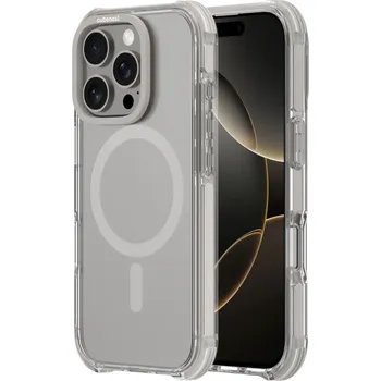 Pouzdro na mobilní telefon Cubenest MagPro Strong Guard case Natural Titanium iPhone 16 Pro