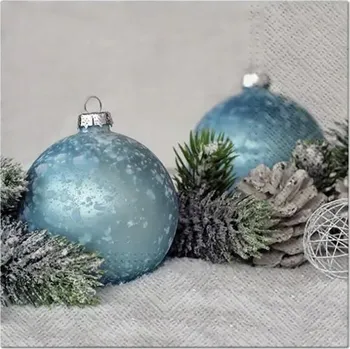 Papírový ubrousek Papírové Ubrousky Vánoční čtvercové 33 cm x 33 cm Arktické ozdoby