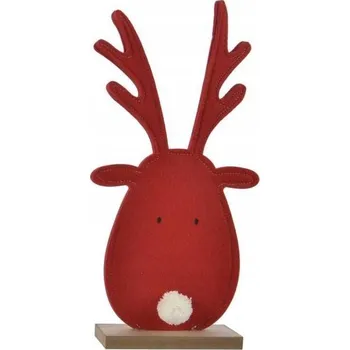 Vánoční dekorace Dekorativní vánoční figurka na stůl sob 32 cm