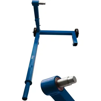 zvedák stojan na motocykly, uchycení za zadní osou, čep 2 (BGS109244) (Stojan na motocykly s uchycením za zadní osu a čepem 24,8 mm usnadňuje zvedání motocyklu při údržbě nebo parkování v garáži. Robustní konstrukce zajišťuje stabilitu během manipulace.)