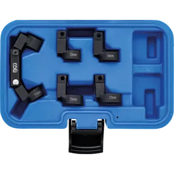 Klíč Klíče 3/8" 11 ÷ 17 mm BGS106895 Sada 5 flexibilních klíčů na trubky a vedení (BGS106895) (Sada pěti flexibilních klíčů BGS106895 s rozsahem 11–17 mm je určena pro práci na trubkách a vedeních, kde je omezený přístup. Klíče mají kloubovou hlavici, která us