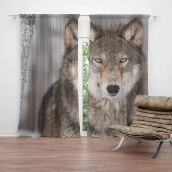 Závěs Sablio Závěs Vlk 2: 2ks 140x250cm