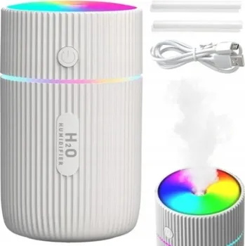 Aroma difuzér ZVHLČOVAČ VZDUCHU PRO DOMÁCNOST I AUTO, AROMATERAPEUTICKÝ DIFUZÉR, RGB NOČNÍ LAMPA