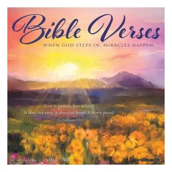 Kalendář Bible Verses 2026 12 X 12 Wall Calendar (Kalendář)