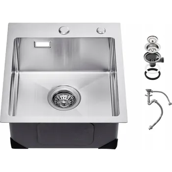 Nerezový dřez Kuchyňský Dřez , bazénový dřez, užitkový dřez, 40 x 45 cm ocel