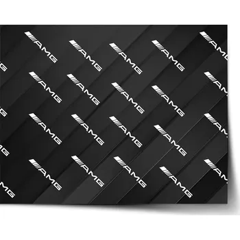 Plakát Sablio Plakát AMG vzor - 90x60 cm