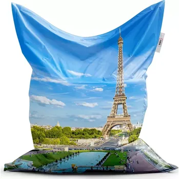 Sedací pytel Sablio Sedací vak Classic Eiffel Tower 5 - 150x100 cm