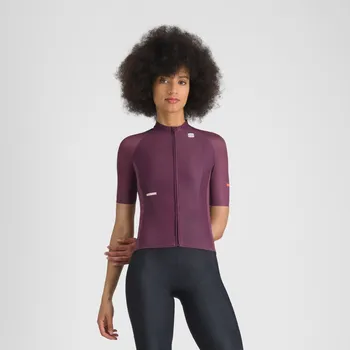 cyklistický dres SPORTFUL Cyklistický dres s krátkým rukávem - SUPERNOVA W - bordó L