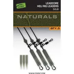 FOX - Montáž Naturals Leadcore Heli Rig Leaders, 75cm, 3ks, 50lb