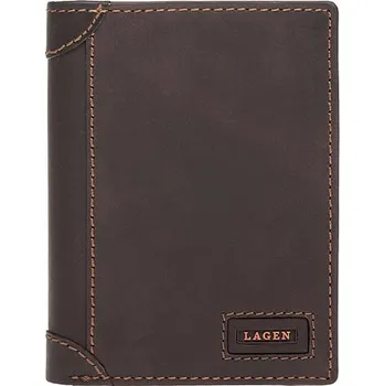 Peněženka Pánská peněženka kožená LG-1124-hnědá - BRN
