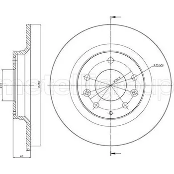 Brzdový kotouč Brzdový kotouč CIFAM (800-622C)