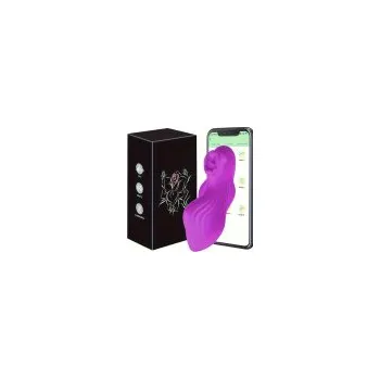 Vibrátor Silikonový vibrátor s ovládáním přes APP VI181 Barva Fialová bdsm-bondage-shop 08595729797550 8595729797550