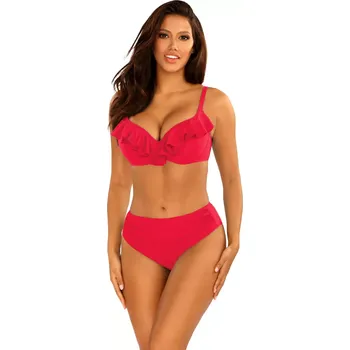 Dámské plavky Dámské dvoudílné plavky Canoy 10 940A1 red - SELF Červená 75/C