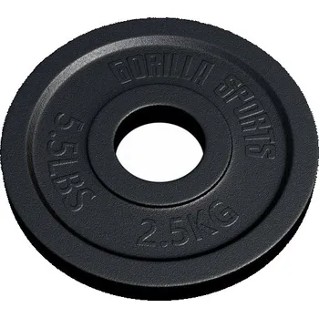 Gorilla Sports Zátěžový kotouč 50/51 mm, 2,5 kg