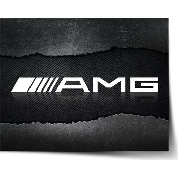 Plakát Sablio Plakát AMG černá - 90x60 cm