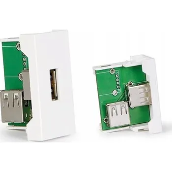 Elektrická zásuvka Fonestar WP-47U USB A zásuvka panelová, 1/2