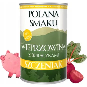 Krmivo pro psa POLANA SMAKU - ŠTĚNĚ - Vepřové s červenou řepou 400g