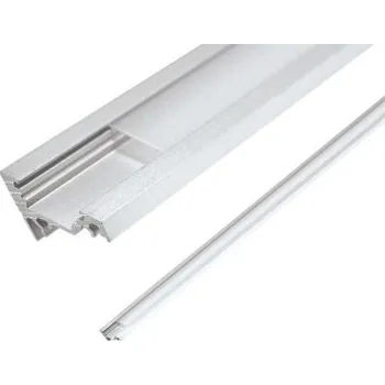 LED páska AL profil pro LED + plexi rohová 22x16x20mm l=1m