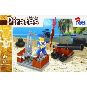 ostatní stavebnice Stavebnice pirátských alleBLOX 58 dílků