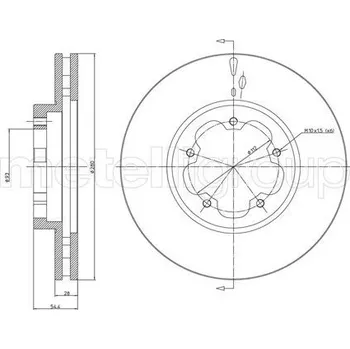 Brzdový kotouč Brzdový kotouč CIFAM (800-898)