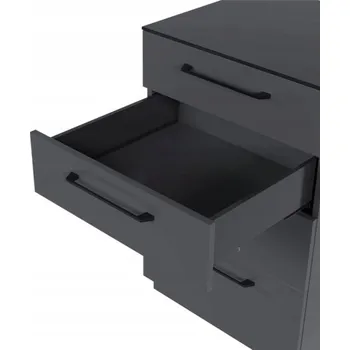 Úložný box NÍZKÁ ŠUPLÍK REJS ULTRA BOX GRAFIT D500 V86 mm