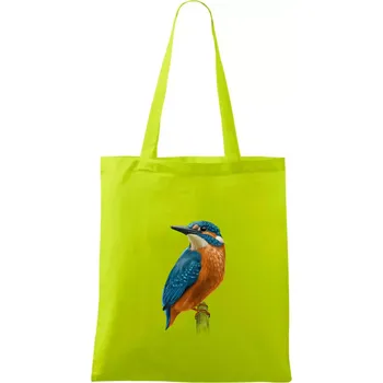 Lednáček kreslený - Taška bavlněná - 42 x 38 cm ( Limetková )